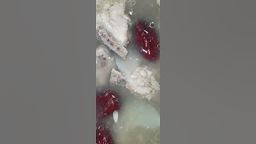 Pork Ribs with old cucumber soup and dried red dates