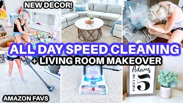 HUGE 2-DAY SPEED CLEAN WITH ME 2021 | EXTREME SPEED CLEANING MOTIVATION HOMEMAKING + NEW HOME DECOR