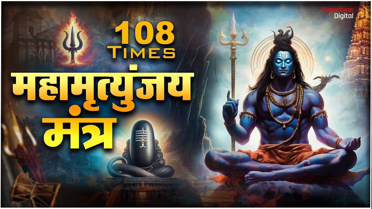 Mahamrityunjaya Mantra 108 Times  Mahamrityunjay Mantra With Lyrics  Maha Shivratri 2024  shivamantra