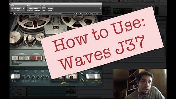 How To Use: Waves J37 @MattMontanez