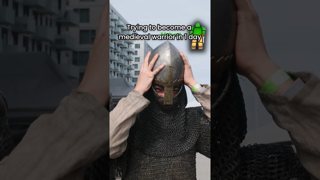 Trying to become a medieval warrior in 1 day ⚔️