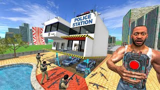 Franklin Found Underground Police Base - INDIAN BIKE DRIVING 3D