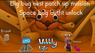 Wobbly Life - Big bug nest patch up mission and Space bug outfit unlock