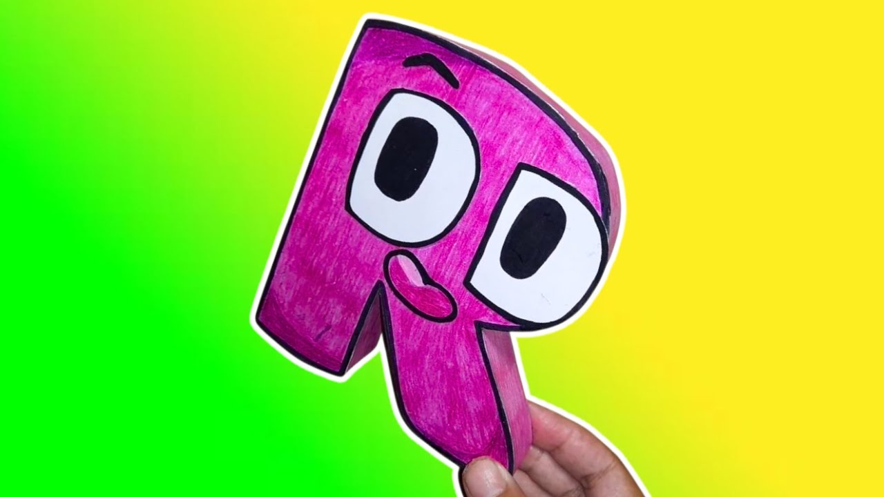 German Alphabet Lore R | DIY Paper Craft