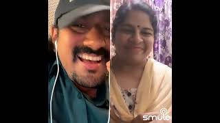 #Swathimuthyamaala song 🎵 with singer Ms.Varija #raghu888 #smule #Viral  #fyp