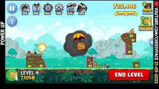 Final Score Level 4 Power UP Angry Birds Friends Tournament 1058 Walkthrough 21 03 2022