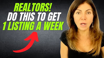 REALTORS!!!...Do This To Get 1 Listing a Week {Guaranteed}