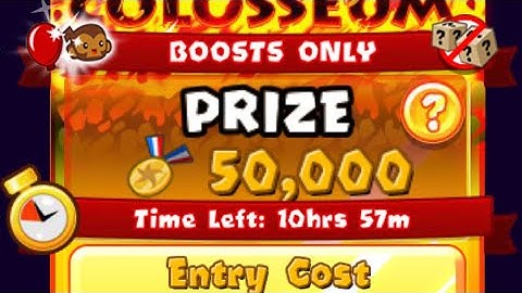 Average BFB colosseum experience(BTD Battles)