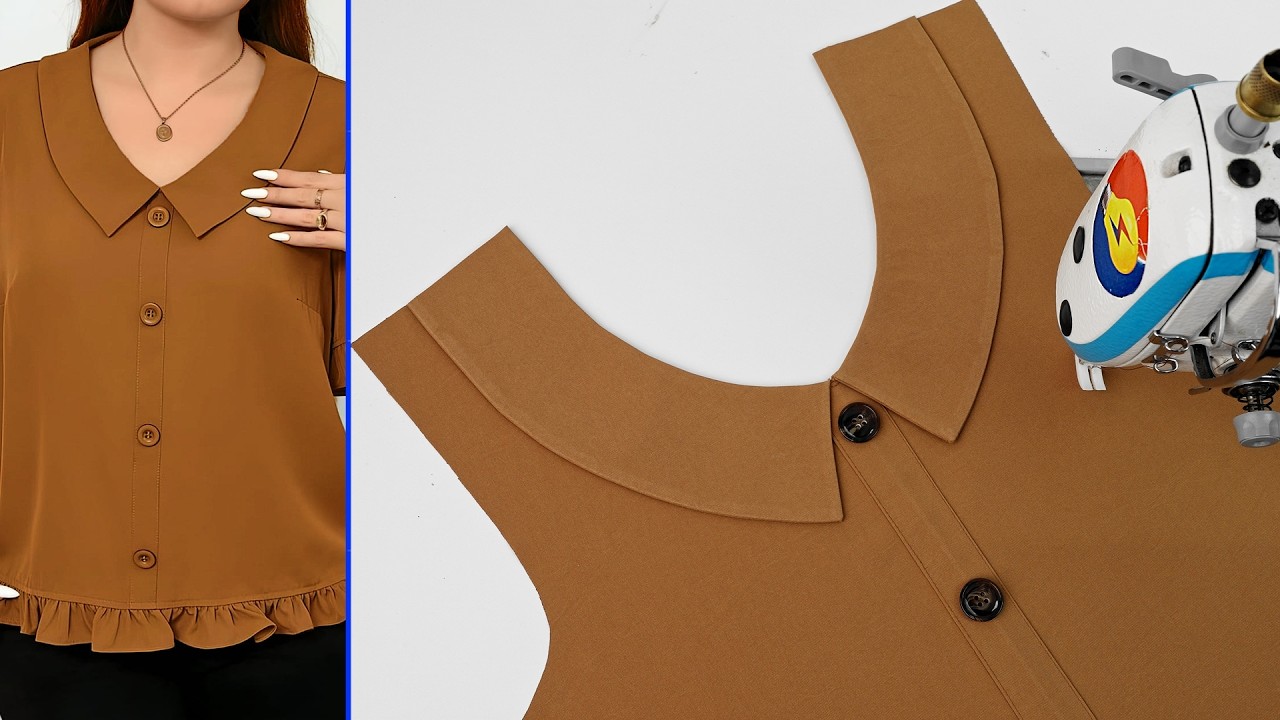 Simple Collar Design Sewing Techniques Anyone Can Master! DIY Sewing Tricks