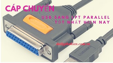 Cáp chuyển usb sang LPT parallel | Cáp usb sang parallel LPT | Usb to LPT Parallel