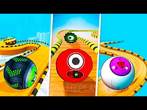 Going Balls vs Hungry Balls vs Sky Rolling Balls - Fun Ball Adventures