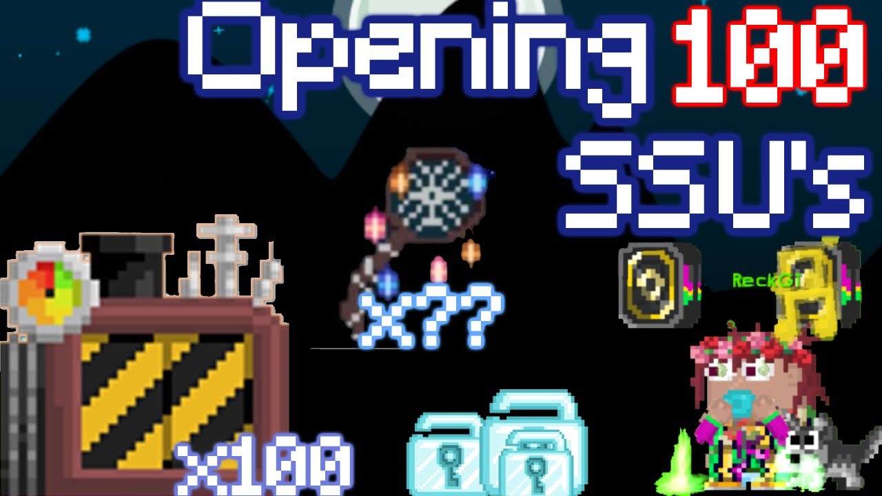 OPENING 100 SSU'S WITH JUSTINDABEST... GOT HOW MANY DCS!! || GROWTOPIA (SSU PROFIT?)