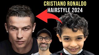 Dream to Reality: Boy gets Cristiano Ronaldo Hairstyle 2024 🔥 Haircut Tutorial