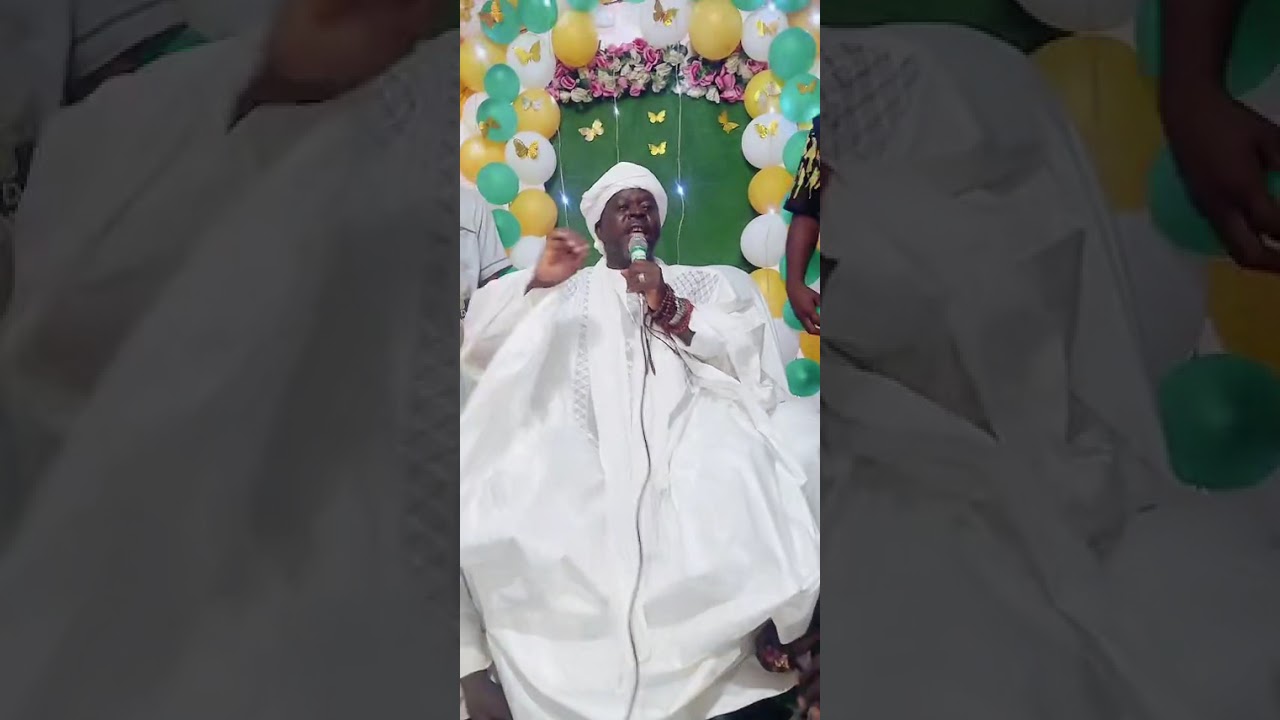 موعظة بليغة مهمة بعنوان كرامة شيخ محمد سالم سوان لفضيلة الدكتور الحاج محمد الأمين سوان إمام برسبي 