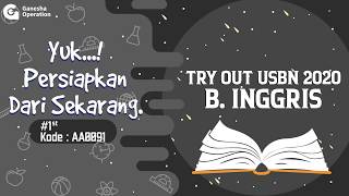 Ganesha Operation - Pembahasan Materi Try Out Ujian Nasional SMP Februari 2020 - Bahasa Inggris