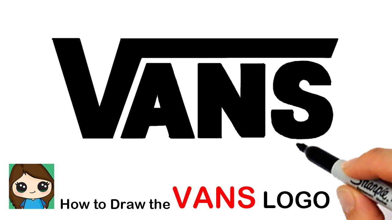 How to Draw the VANS Logo - YouTube