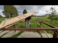 Can this old door be saved  turning old shed into tiny house