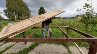 Can this OLD DOOR be saved?  [Turning OLD SHED into TINY HOUSE] by De Hoeve. Old Belgian farm renovation 56,473 views 6 months ago 34 minutes