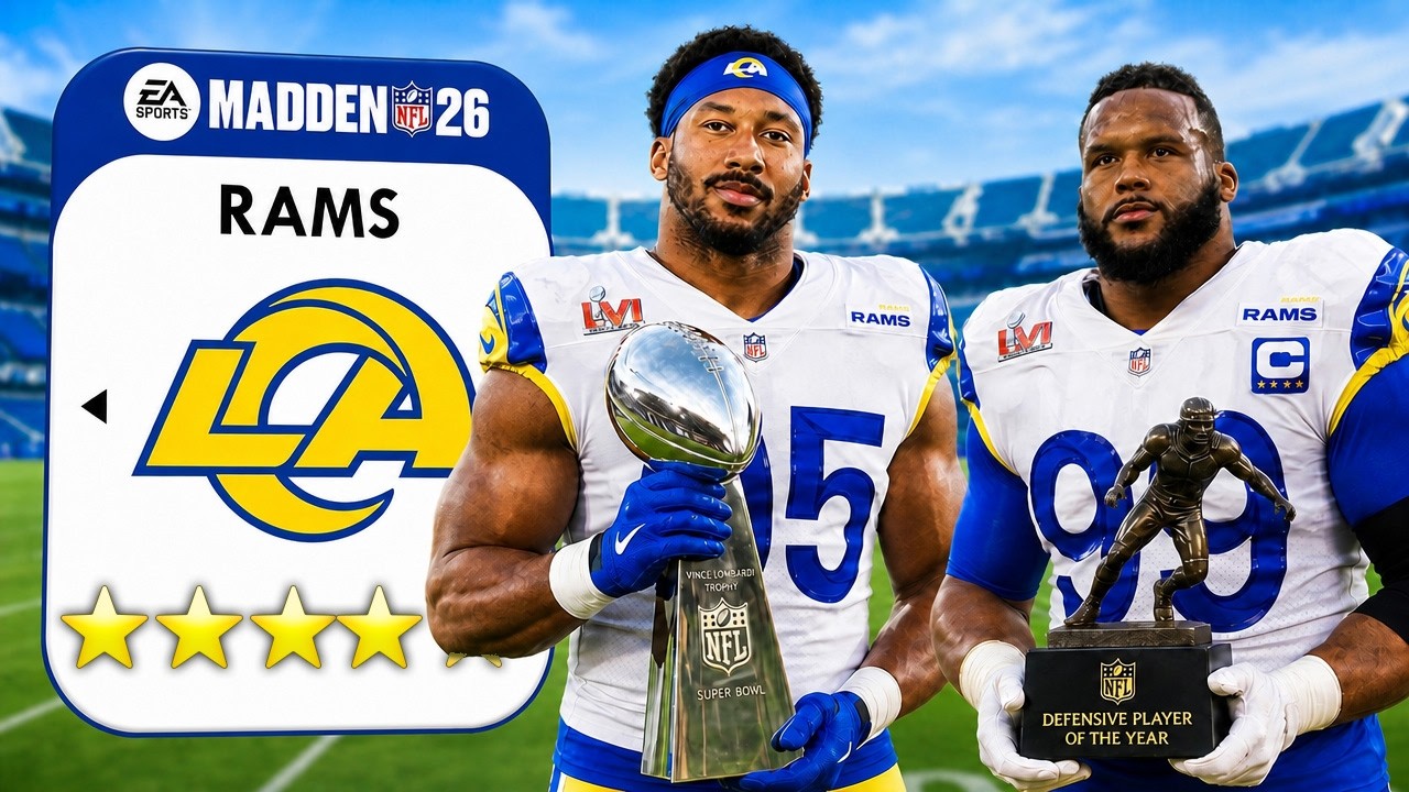 Myles Garrett Got Traded to the Rams... Then Aaron Donald Unretired | RAMS REBUILD MADDEN 26