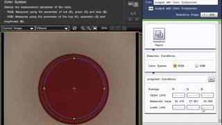 Machine Vision System: Color Component Tool | KEYENCE CV-X