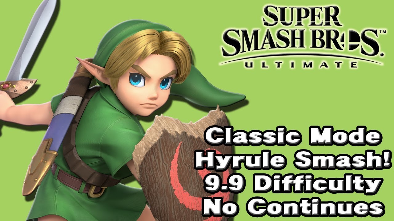 Super Smash Bros. Ultimate (Classic Mode 9.9 Intensity No Continues | Young Link)