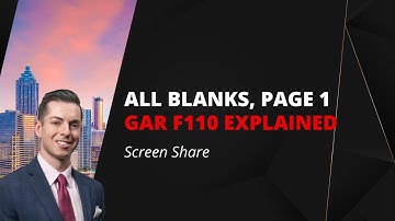 Mastering the Exclusive Buyer Brokerage Engagement Agreement  (GAR F110)