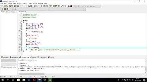 program isi array B berisi bilangan genap lebih dari nol dari array A