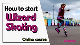 How to start #wizardskating for adult inline skaters using the Skatefresh online course remotely. by SkatefreshAsha 4,875 views 1 month ago 1 minute, 54 seconds