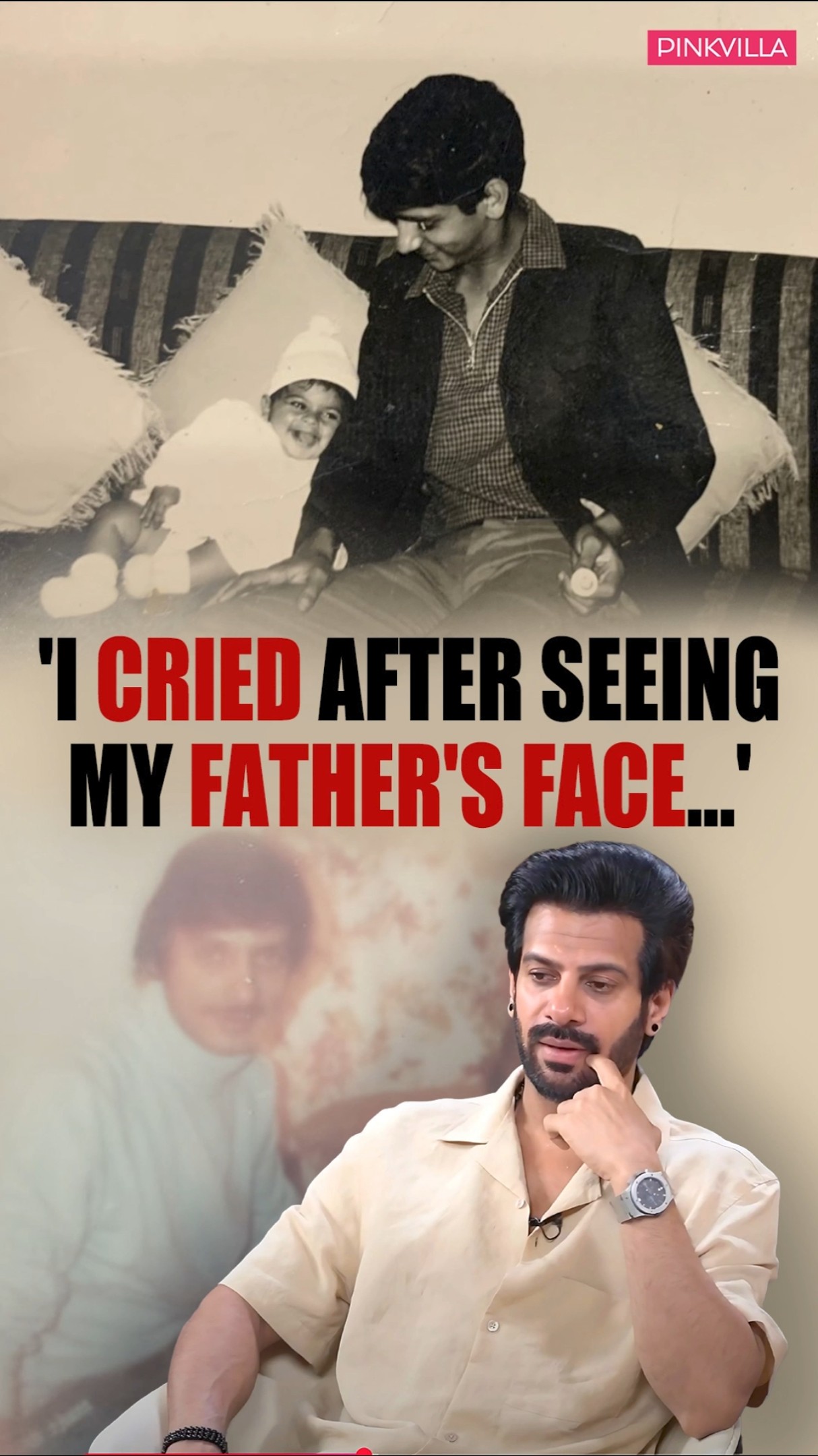 Karan Veer Mehra's EMOTIONAL Memory Of His Late Father ?? | #shorts #family #tv #biggboss
