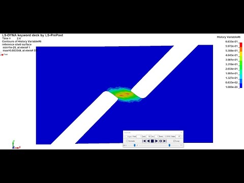 DEMO LS DYNA Tensile Test With GISSMO Model 