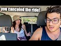 Uber Rider Cancels Mid Trip &amp; Driver Makes Her WALK!