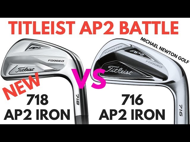 Titleist AP2 718 アイアン 7I破損 Titleist 718 AP2 Iron VS Ping i200 Iron Head To Head - YouTube