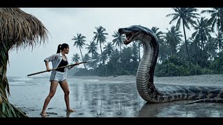 Celebrity Girl Battles a Giant Python in the Ocean – Unbelievable Survival Story Profile