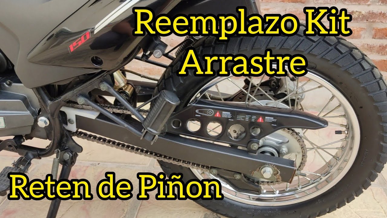 Cambio kit de transmisión Corona Cadena Piñon -Zanella ZR-Motomel Skua-Corven Triax-Italika 125 150