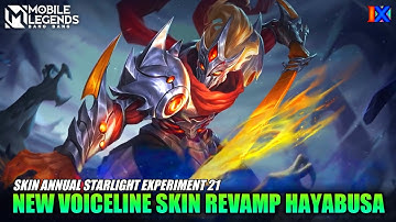 NEW VOICE AND QUOTES SKIN REVAMPED HAYABUSA | NEW VOICELINE | SKIN EXPERIMENT 21 | MLBB