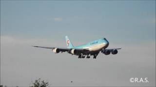 [RARE CATCHES] Boeing 747-8i Korean Air inaugural flight at Rome Fiumicino Airport