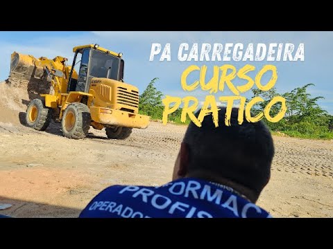 Curso de Pa Carregadeira Aula prática em Manaus