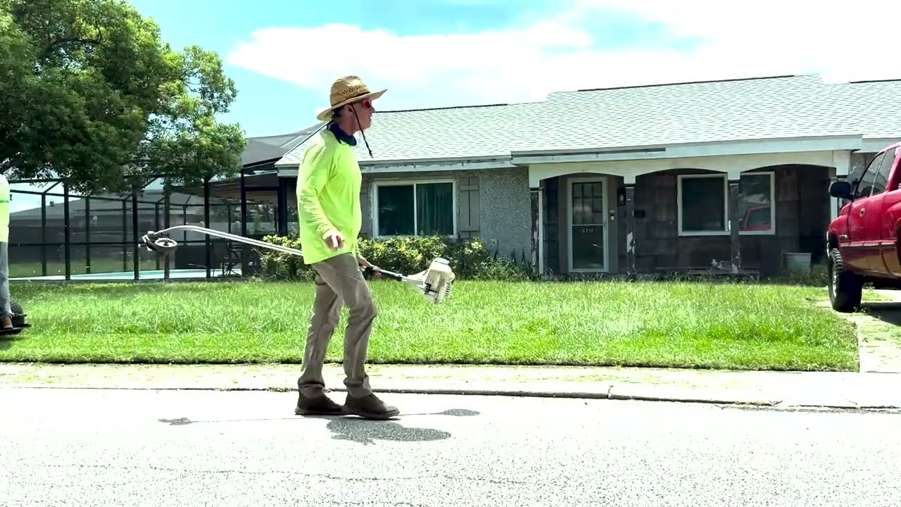Front Yard Blitz | Lawn Crew Mows Everything FAST