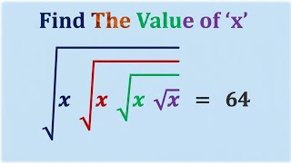 Find the Value of x | Nested Square Root Equation #MathChallenge