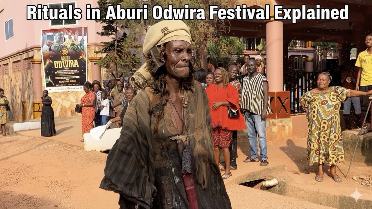 Объяснение глубоких ритуалов на фестивале #Aburi #Odwira — смотрите полное видео
