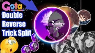 [FIRST VIDEO]DOUBLE REVERSE TRICK SPLIT//Gota.io Best Moments