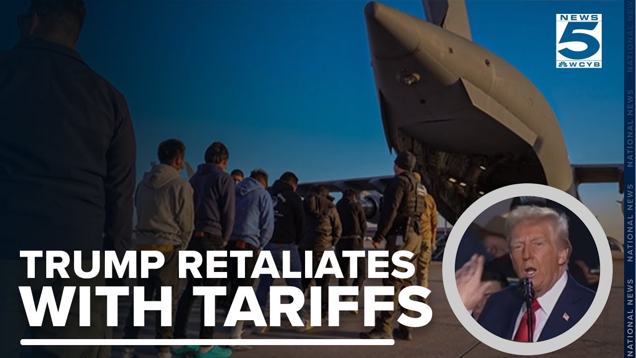 How President Trump retaliated after Colombia turned around deportation flights