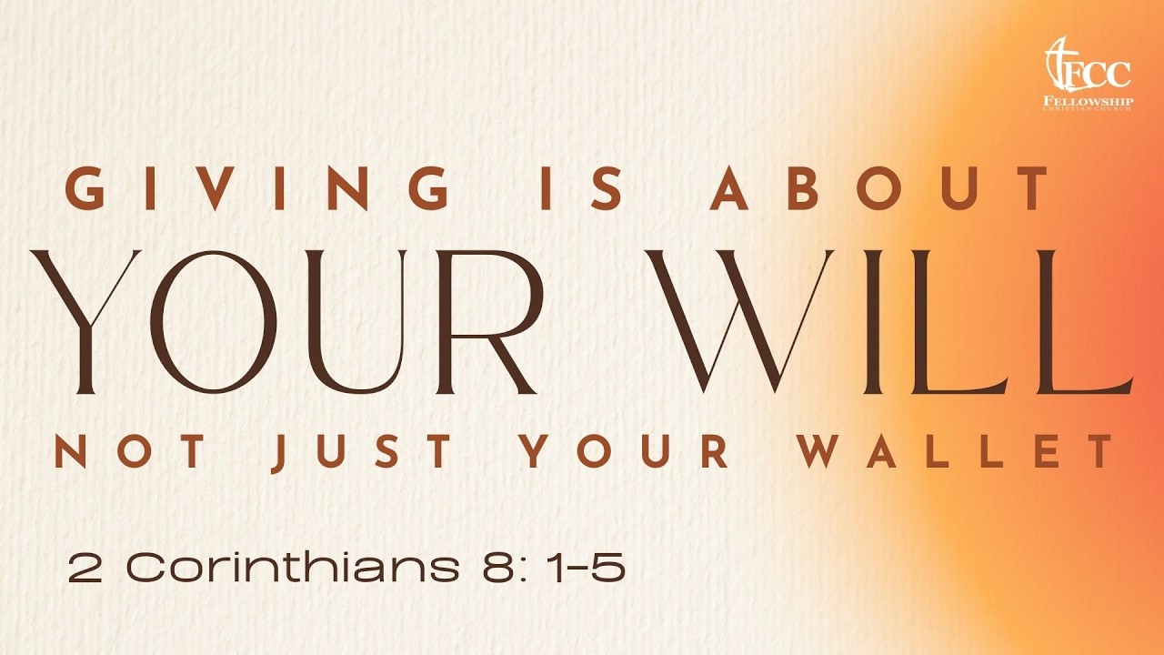 GIVING TO GOD IS ABOUT YOUR WILL, NOT YOUR WALLET