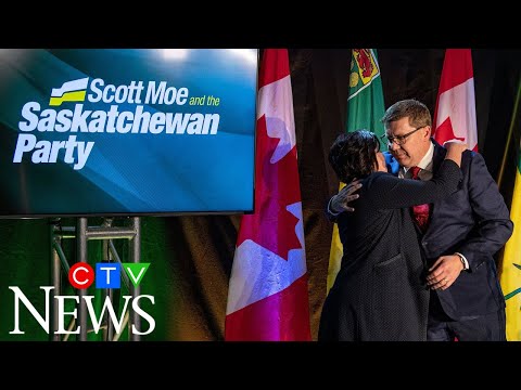Watch Saskatchewan Premier Scott Moe's victory speech