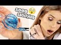 SLIME GLITTER SHADOW?! Weird AF... Does it WORK?