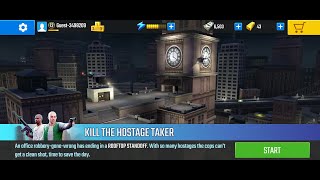 Pure Sniper Gameplay Walkthrough - LEVEL 15 Z3 Brooklyn KILL THE HOSTAGE TAKER || TIME TO KILL screenshot 3