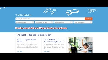 Function Advanced WordPress Search & Filter without Plugin with in wordpress