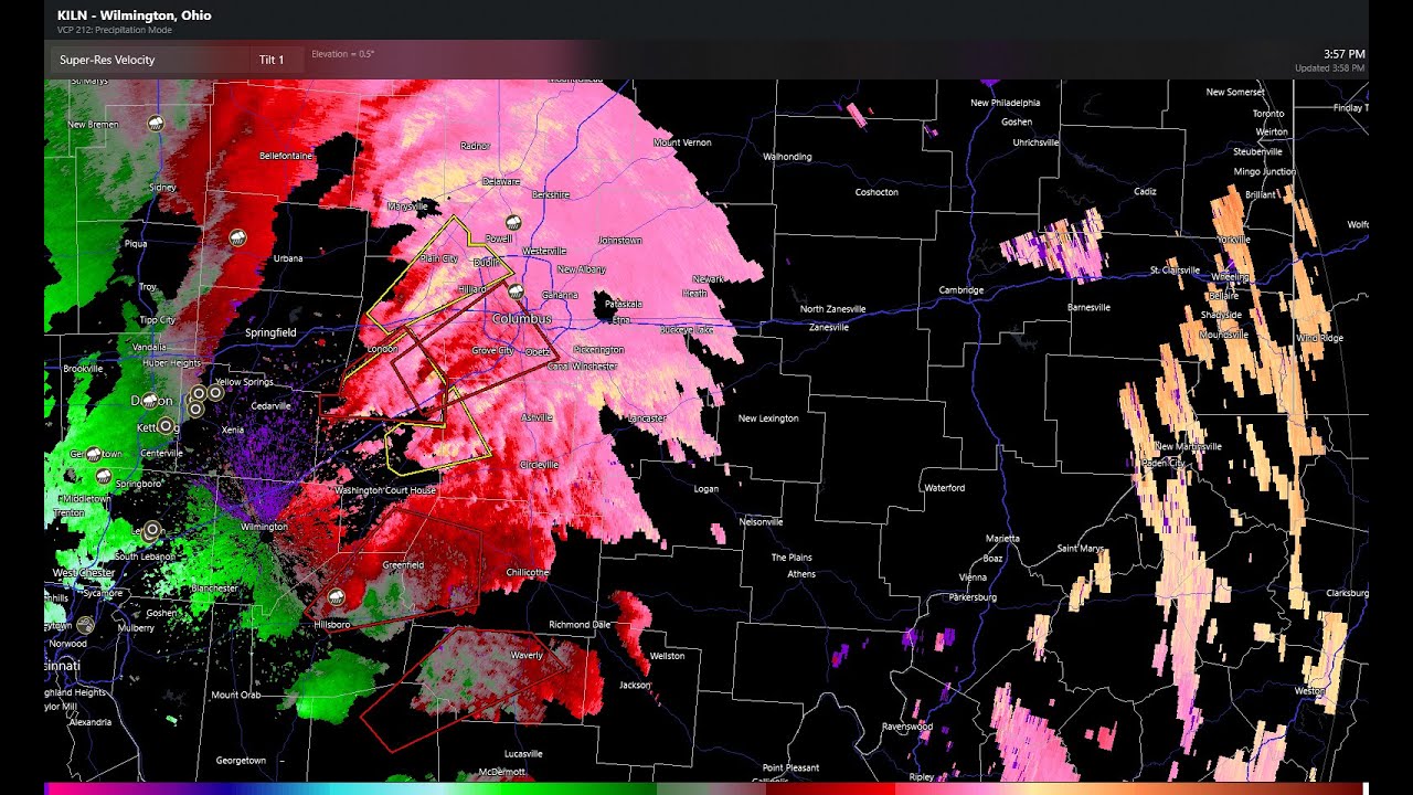 COLUMBUS OHIO TORNADO WARNING YouTube