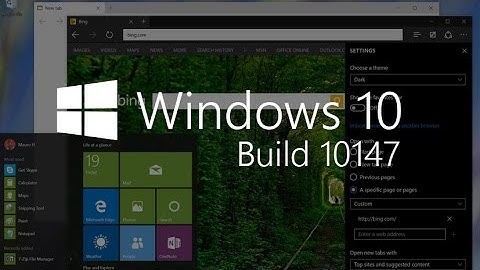 Windows 10 Build 10147: Hands-on with UI changes, Features, Microsoft Edge, and improvements