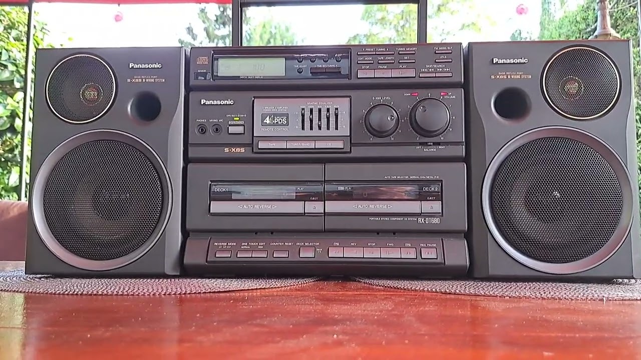 Panasonic rx-dt 680 - 90's masterpiece? - YouTube